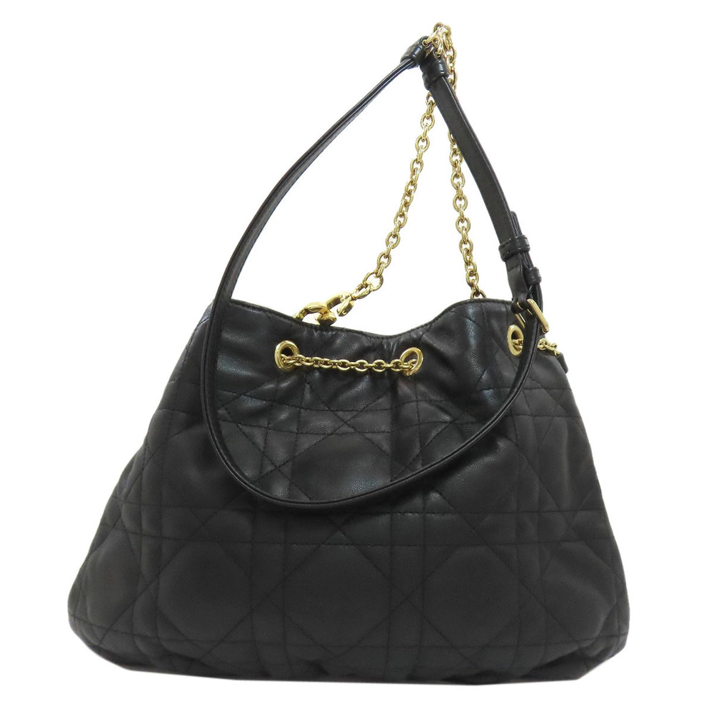 Dior Leather  Macrocanage Shoulder Christian Ami Bag